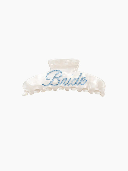 Bride Crystal Hair Claw Clip