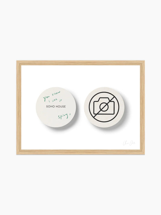 Coasters at Soho House Art Print