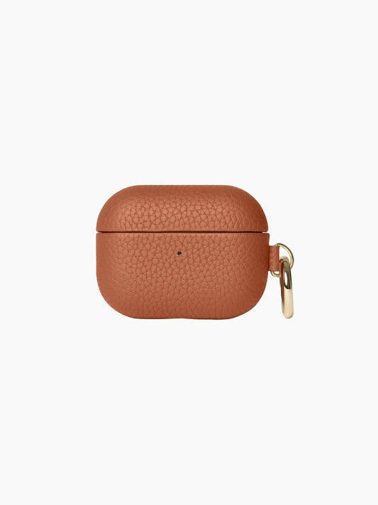 Brown Leather Airpods Case