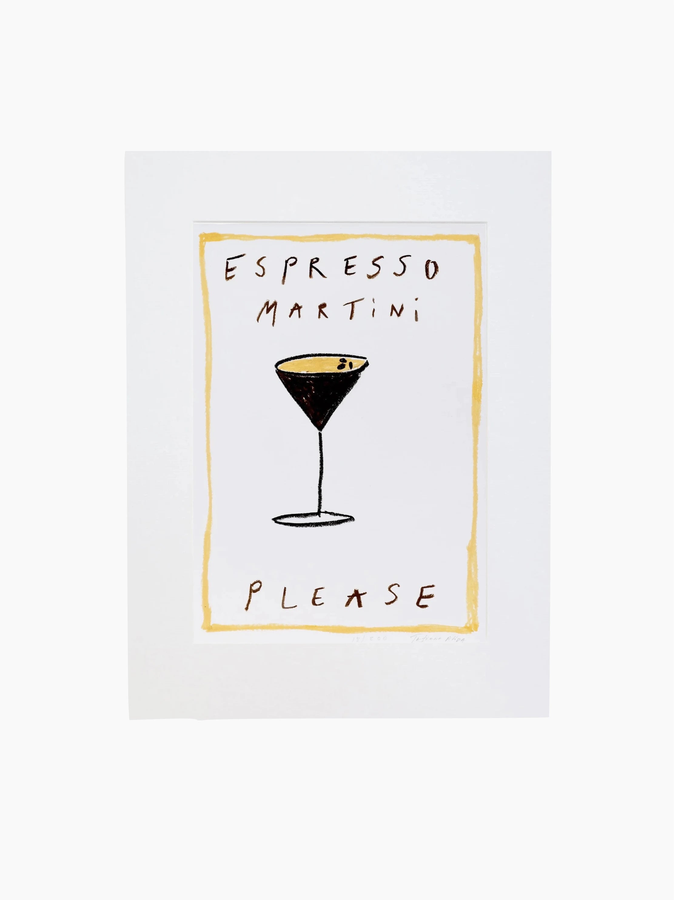 Espresso Martini Please Art Print The Go To espresso-martini-please-art-print-the-go-to