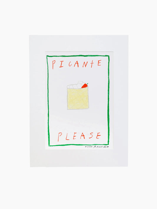 Picante Please Art Print