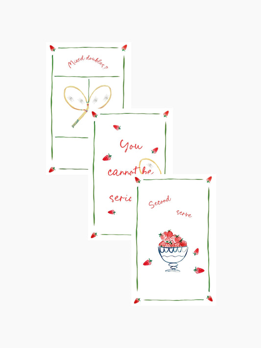 Tennis Tea Towel Set