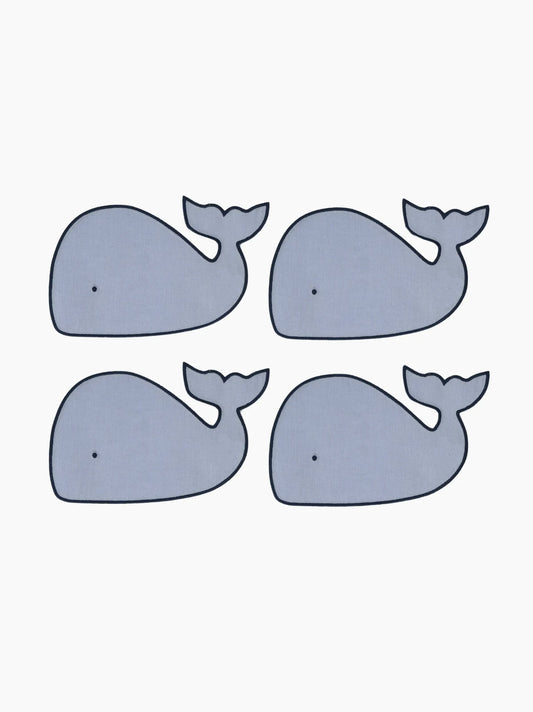 Whale Cocktail Napkins