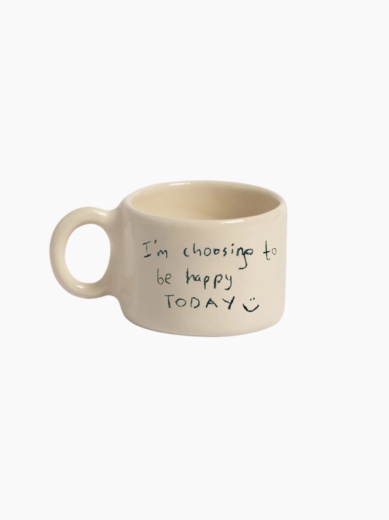 Choosing To Be Happy Mug | Glazed Ceramic Mug | The Go-To