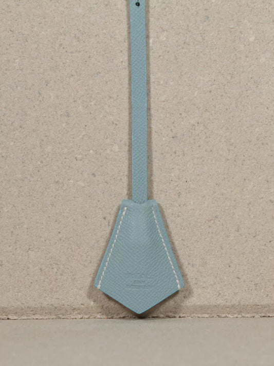 Sky Blue Leather Pet Charm