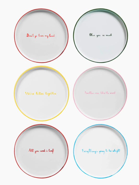Quote Dinner Plate Set of 6
