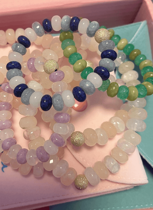Blue Beaded Bracelet
