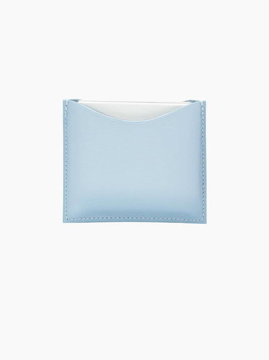 Blue Leather Compact Case