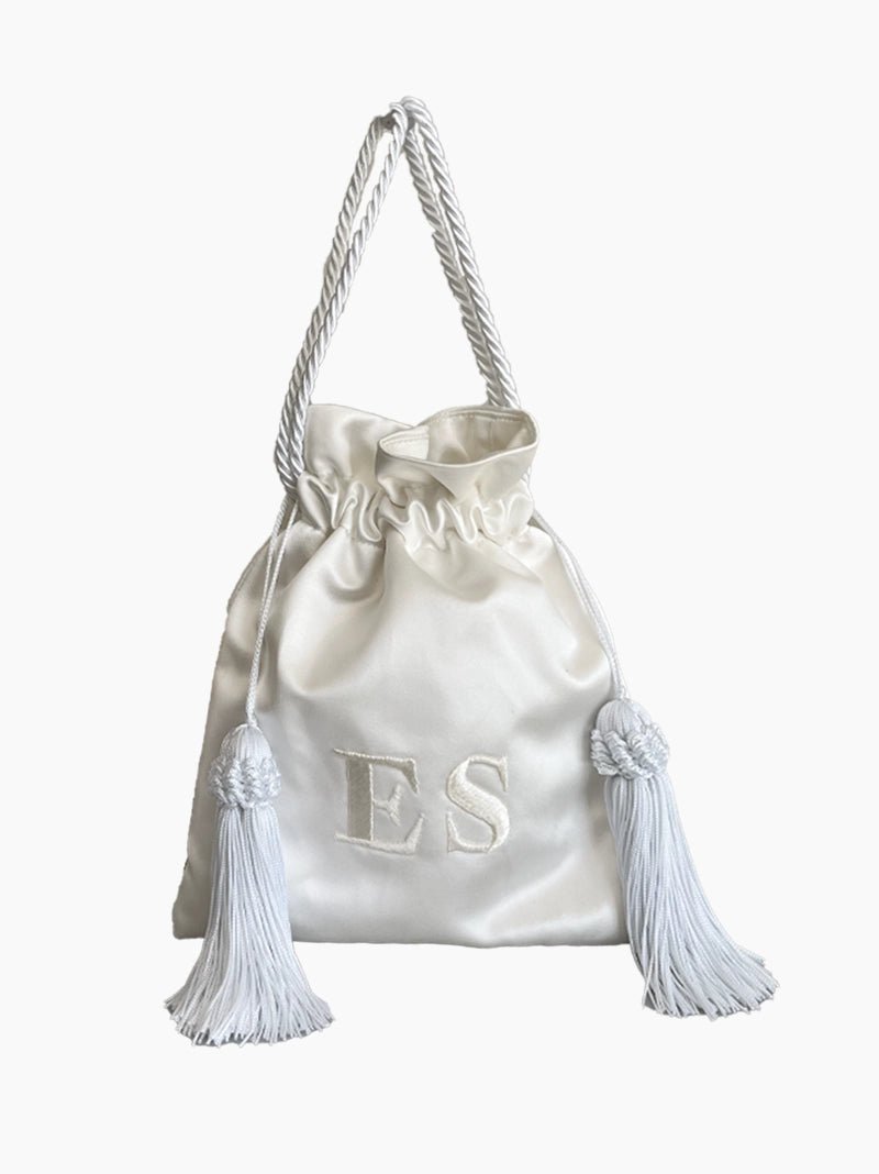Bridal Silk Pouch Bag