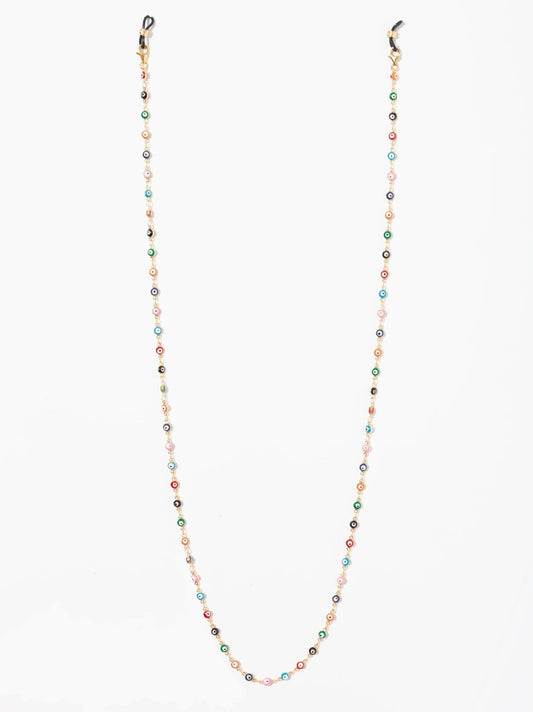 Bright Multi Evil Eye Sunglasses Chain