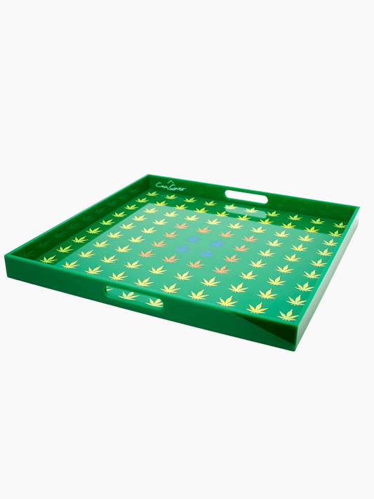 Leaf Motif Large Tray