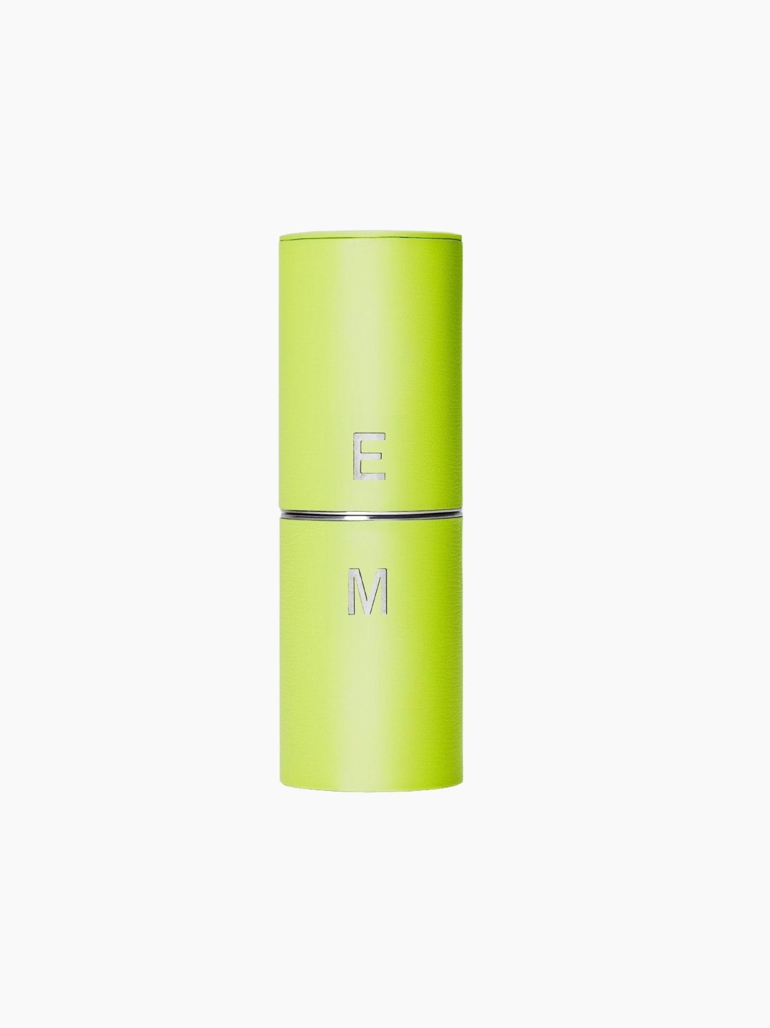 Lime Green Leather Lipstick Case