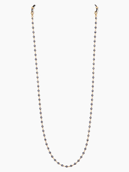 Navy Evil Eye Sunglasses Chain