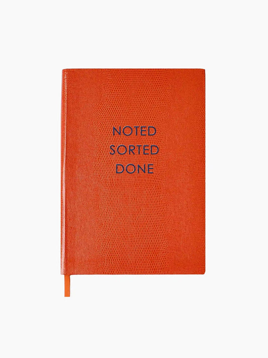 Noted, Sorted, Done Notebook