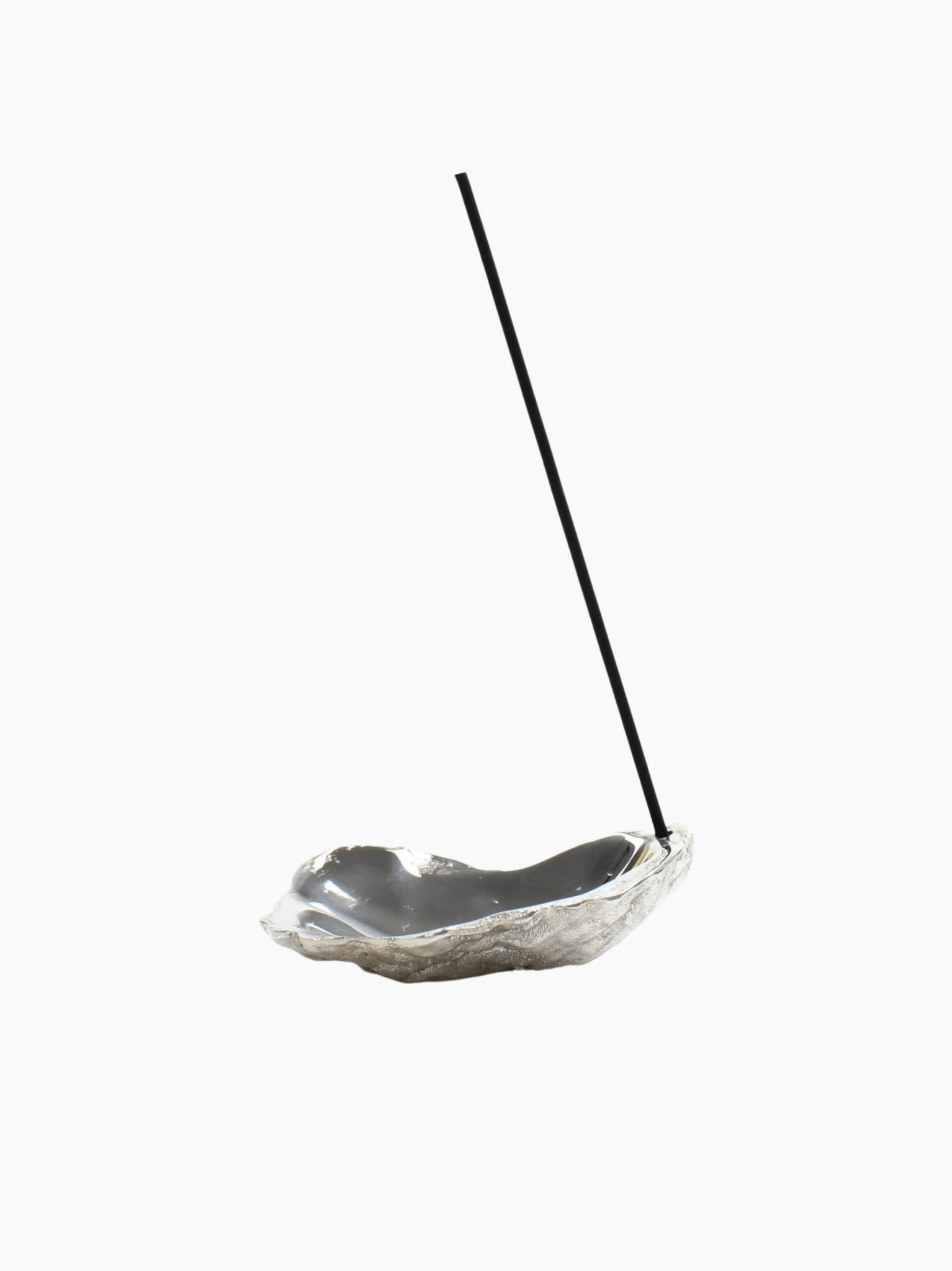 Oyster Incense Holder in Silver