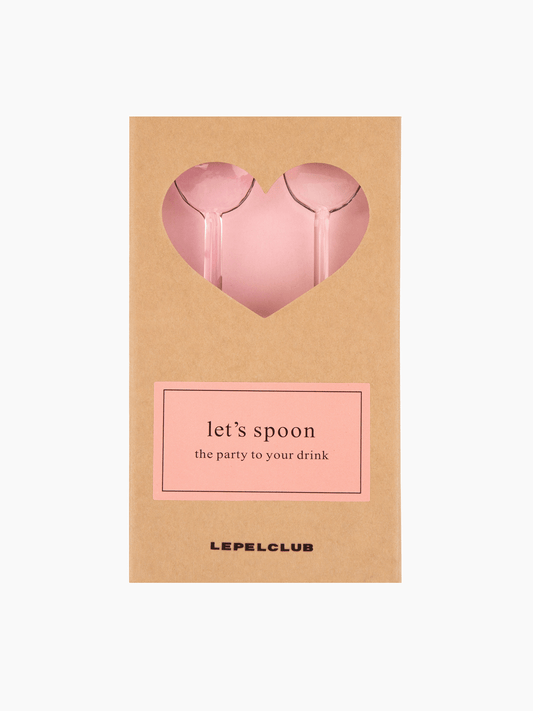 Set of Two Heart Shaped Spoons