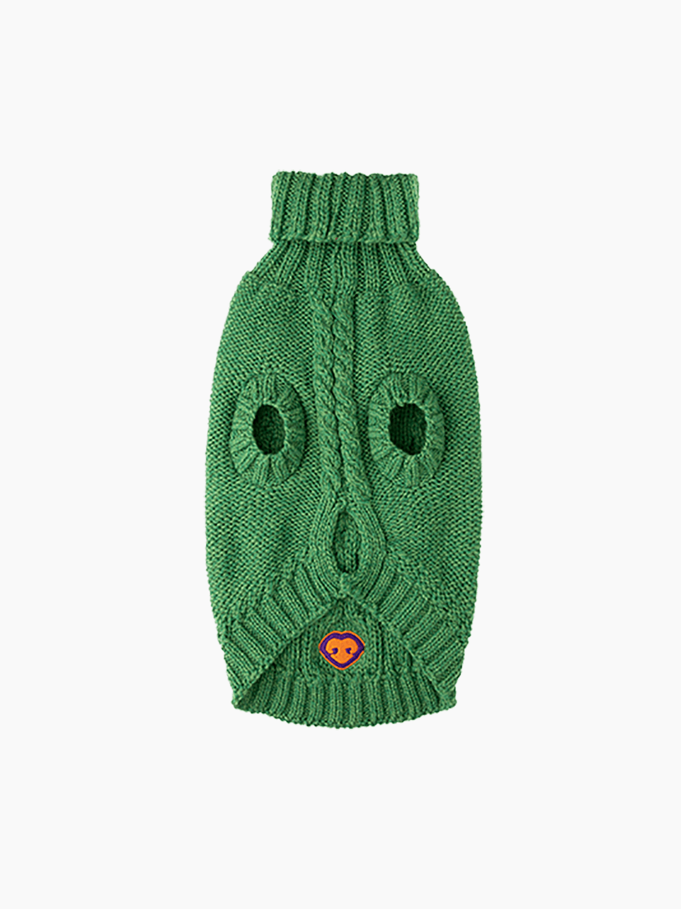 Signature Dog Jumper in Green