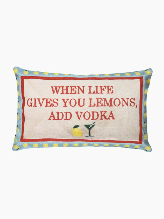When Life Gives You Lemons Needlepoint Cushion