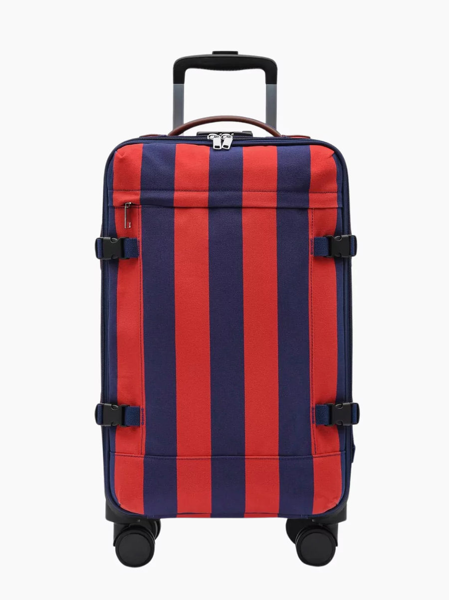 Colourful Striped Cabin Suitcase