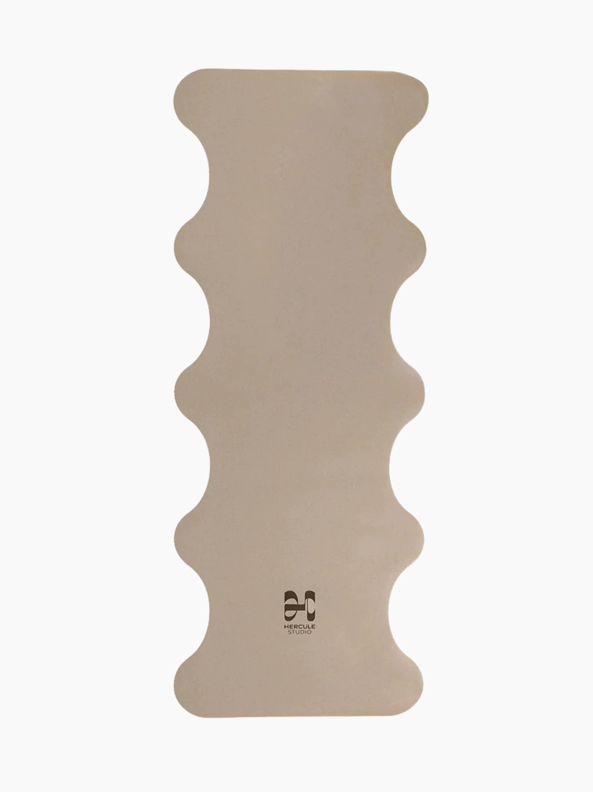 Greige Scallop Yoga Mat