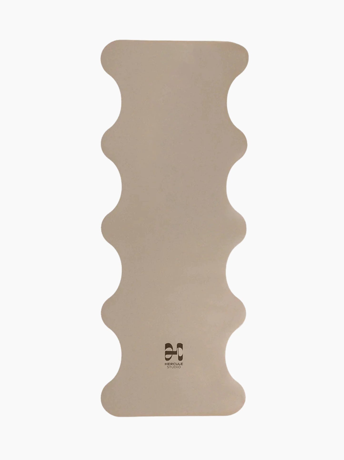 Greige Scallop Yoga Mat