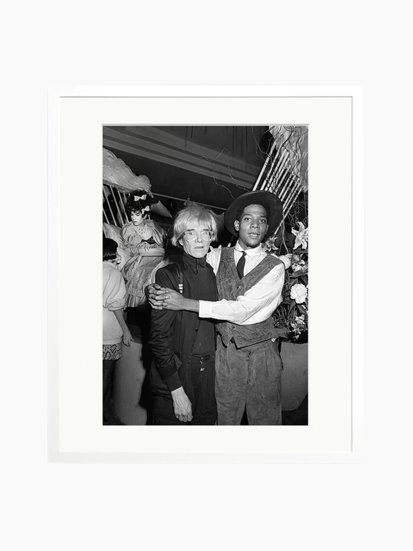 Jean-Michel Basquiat and Andy Warhol Art Print