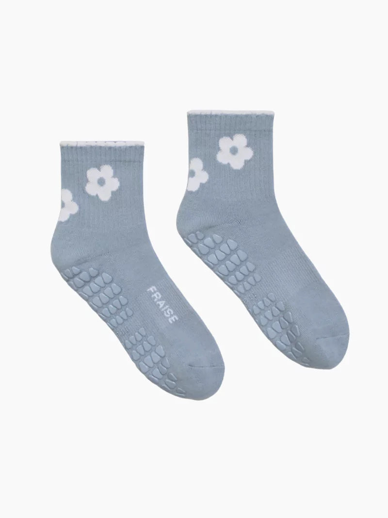 Flora Ankle Pilates Socks
