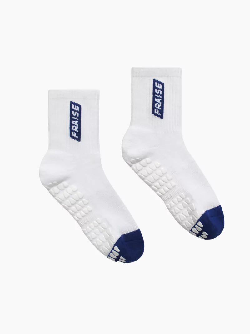 Cobalt Blue Crew Pilates Socks