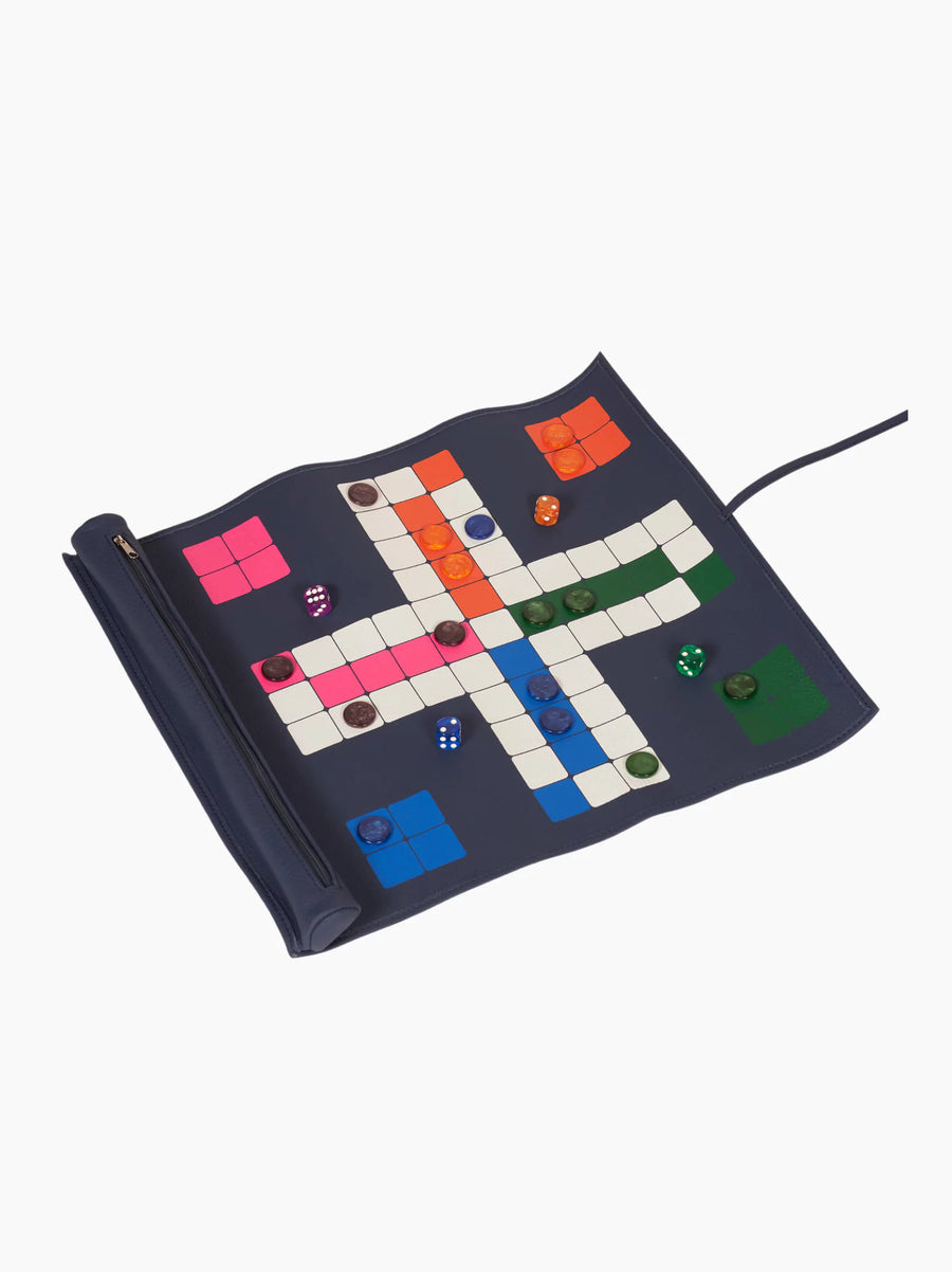 Leather Roll-Up Ludo