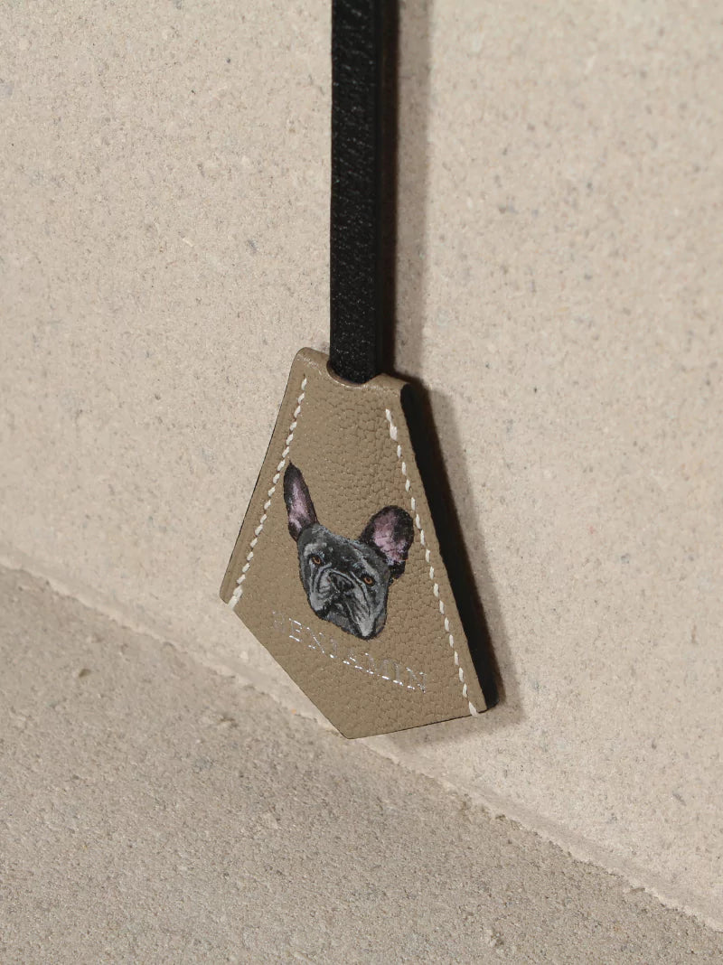 Contrast Leather Pet Charm