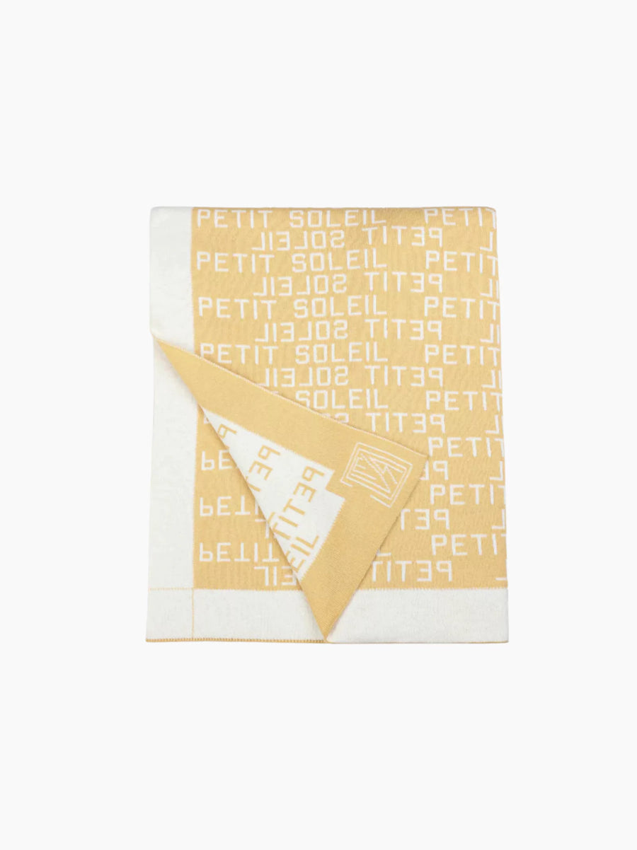 Bespoke Yellow Organic Cotton Blanket