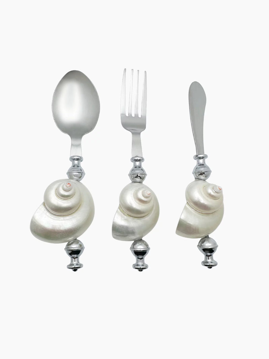 Shell Cutlery Set