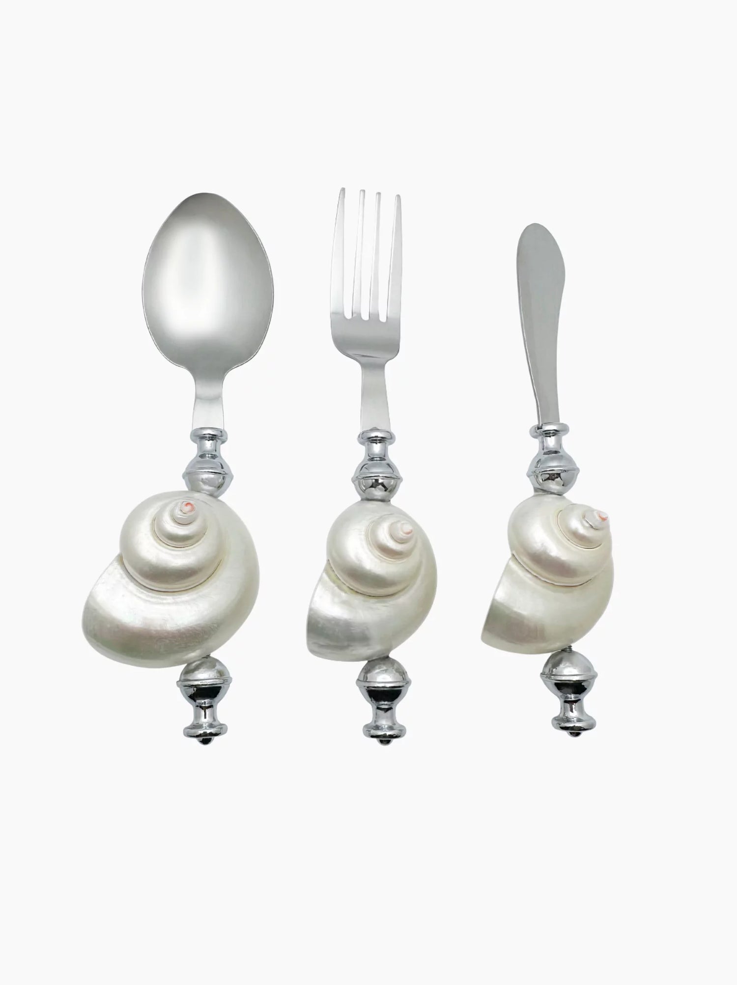 Silver Shell Cookware Shell Silverware Cutlery Set | The Go-To