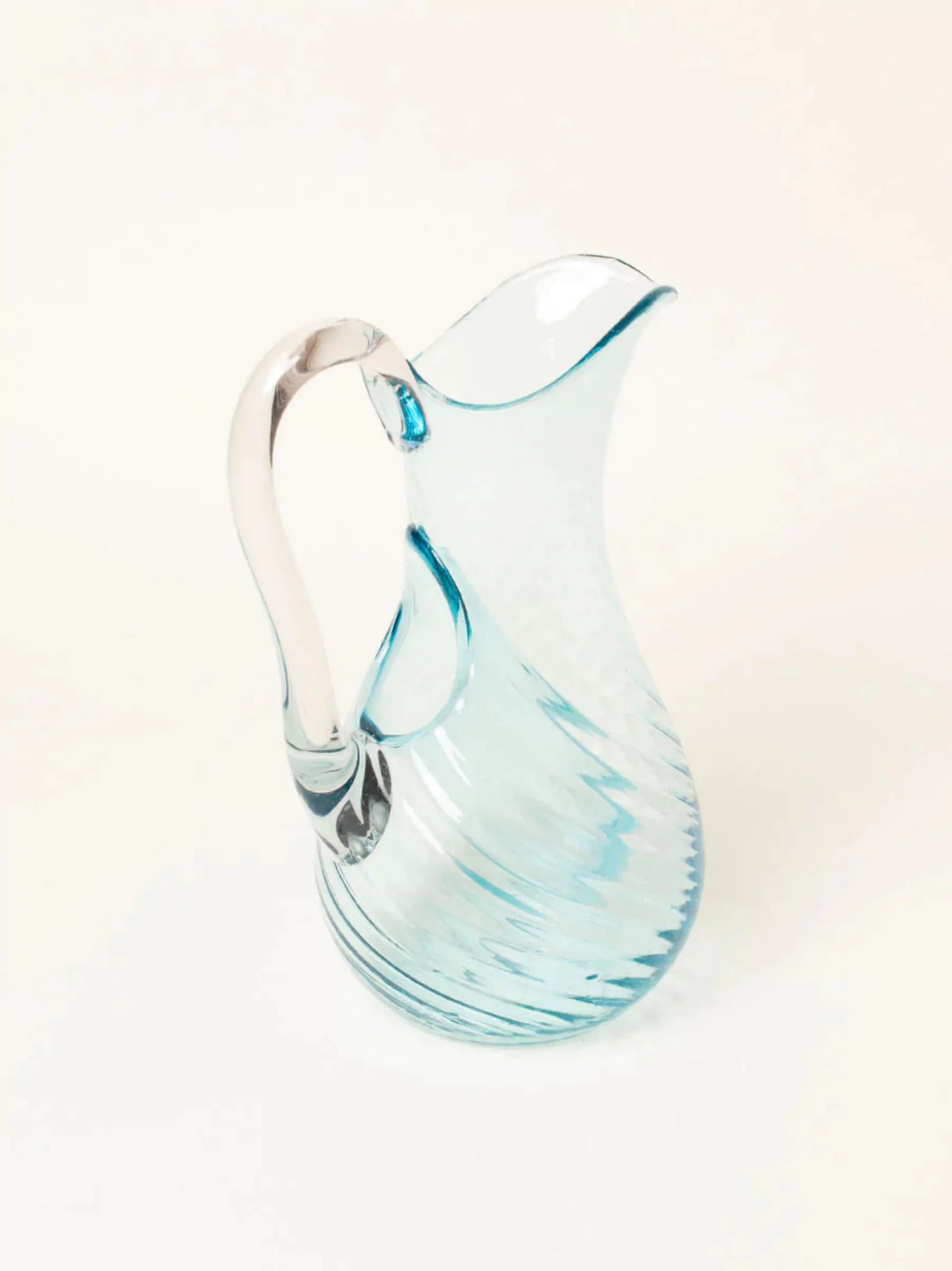 Blue Pitcher With Ice-Catch