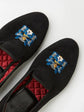 Velvet Family Crest Slippers