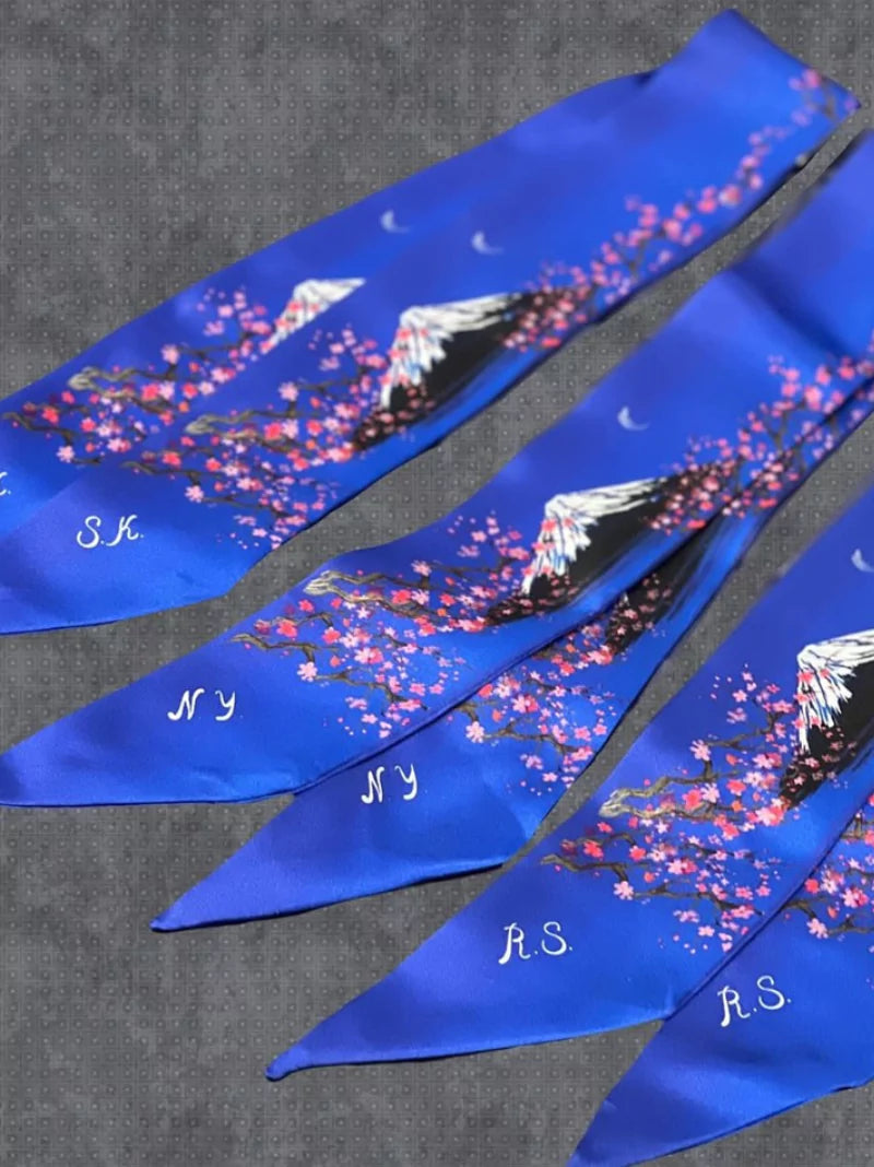 Bespoke Silk Ribbon Scarf