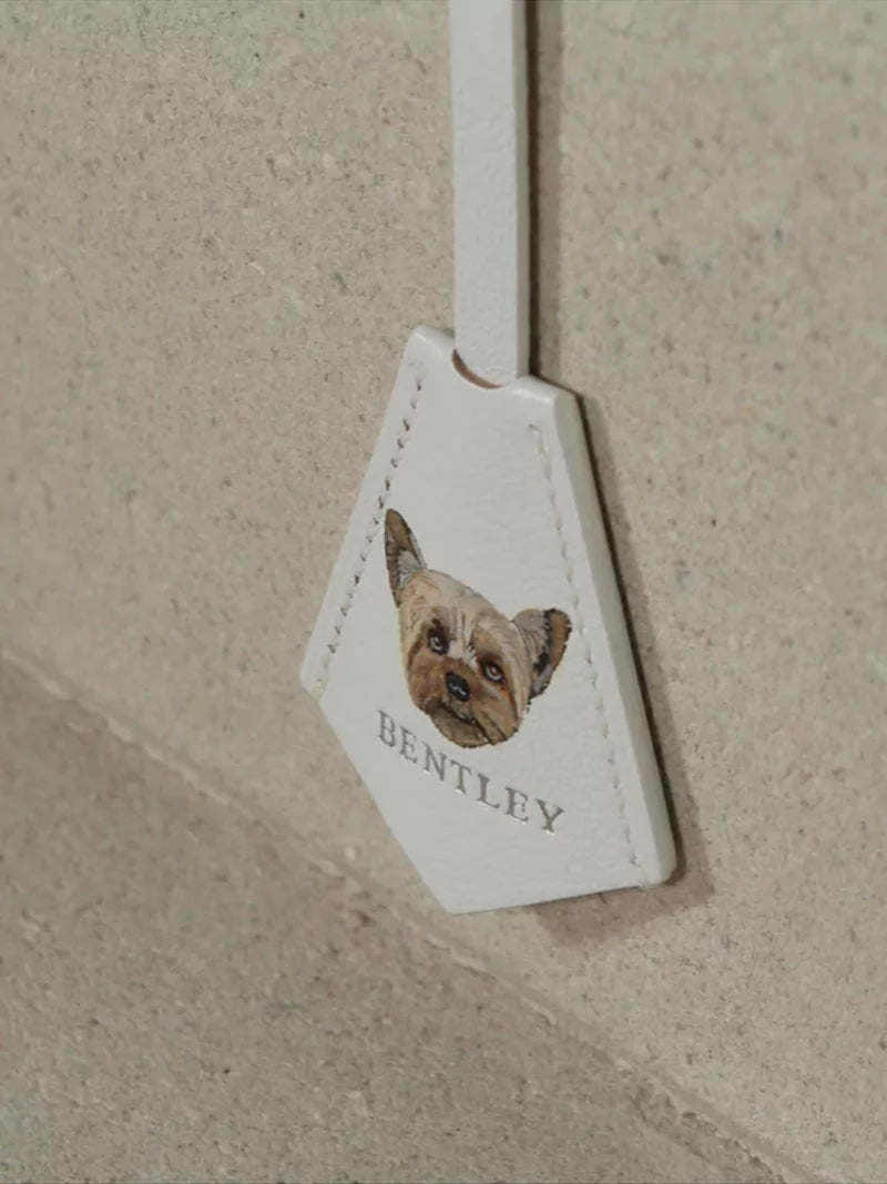 White Leather Pet Charm