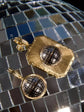 Disco Ball Gold Cut-Out Charm