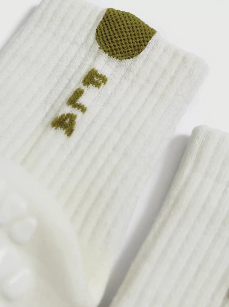 Dipped Crew Pilates Socks