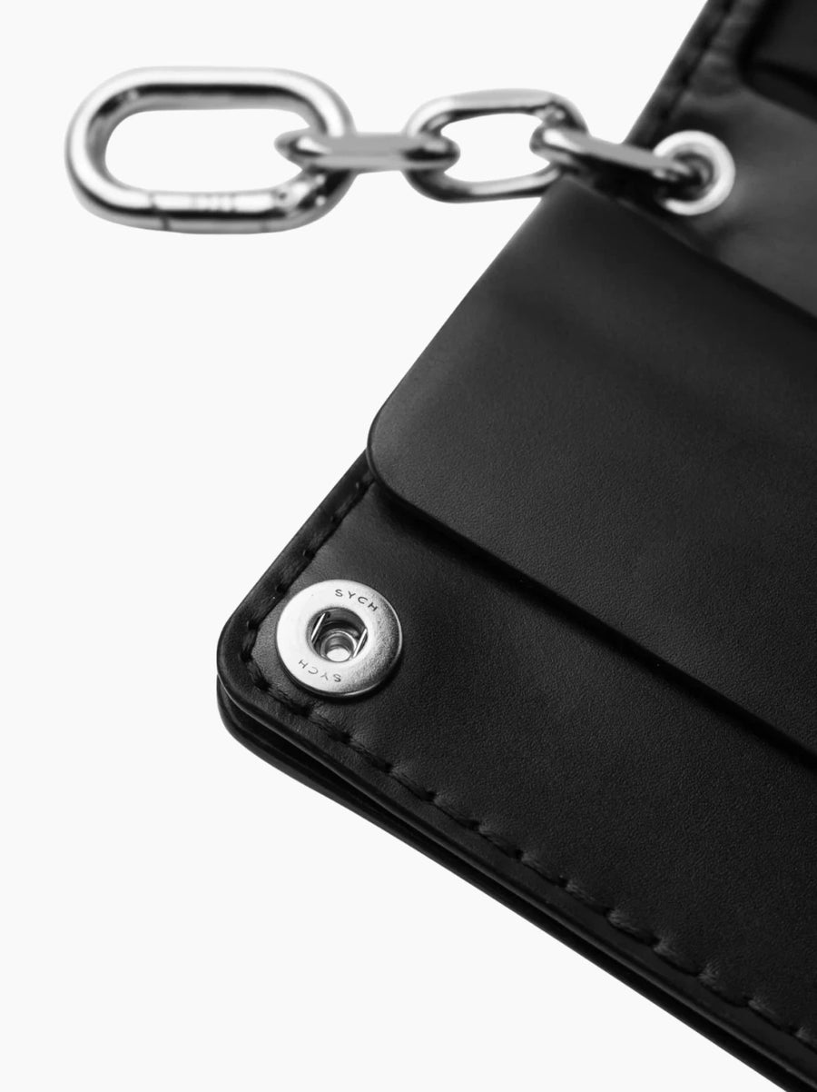 Black Leather Tobacco Pouch