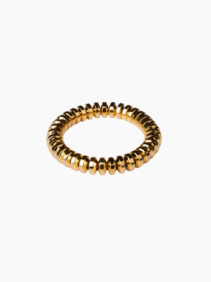 Yellow Gold Beaded Bracelet