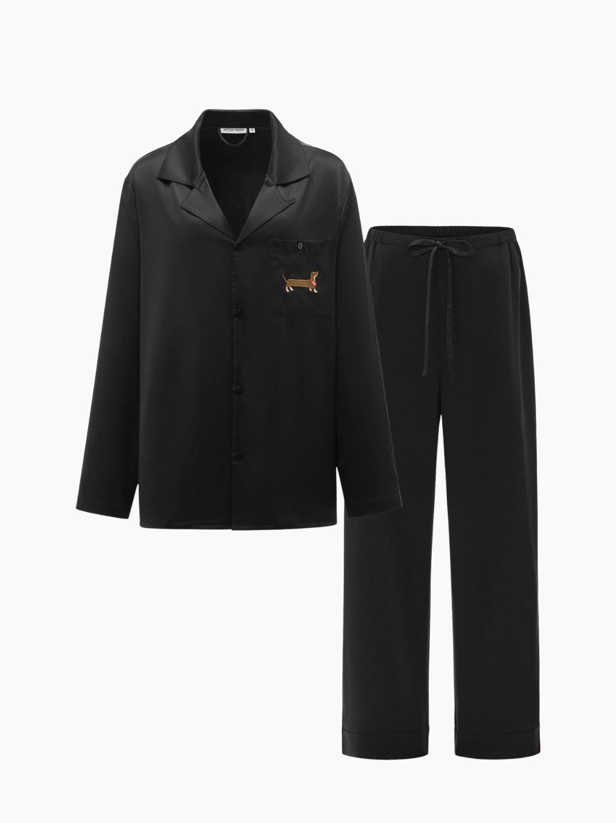 Dachshund Silk Long Pyjama Set