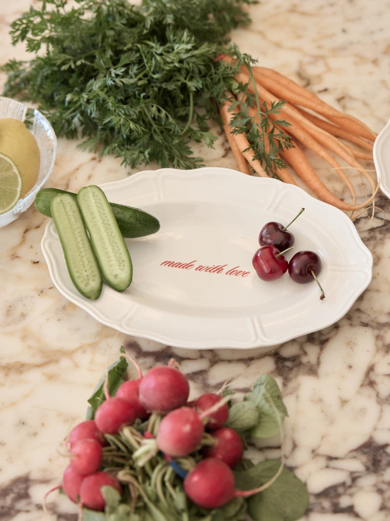 Made With Love Serving Plate