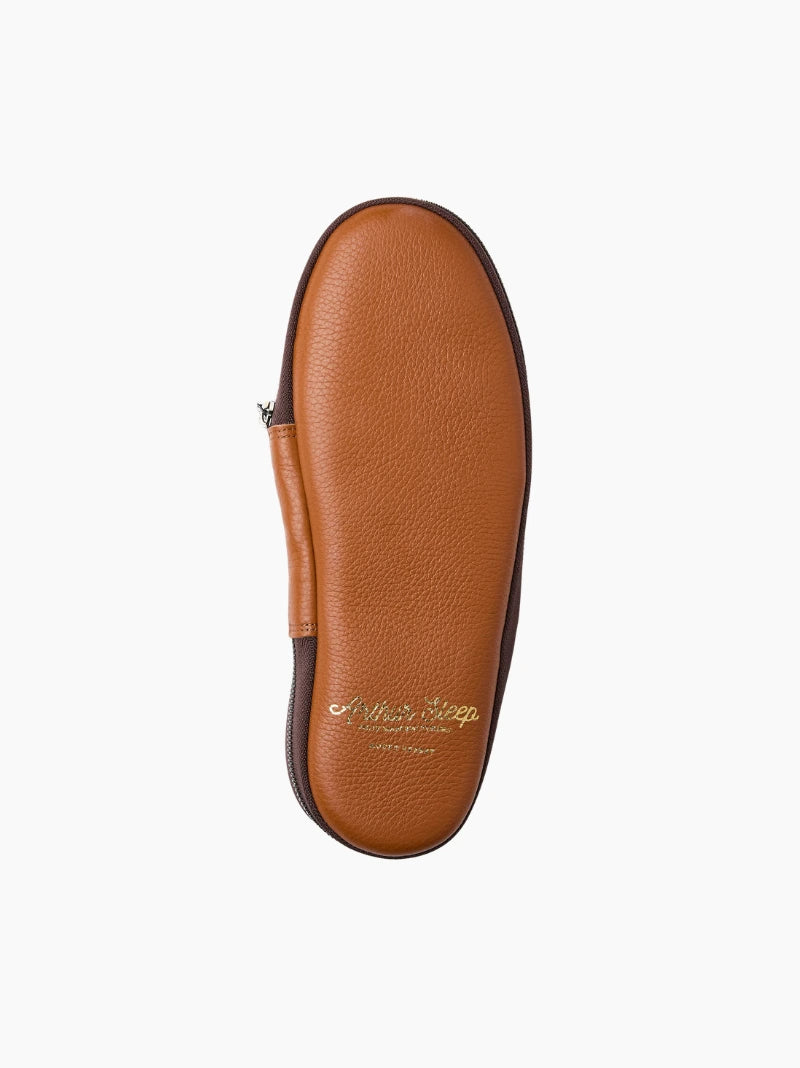 Leather Travel Slippers