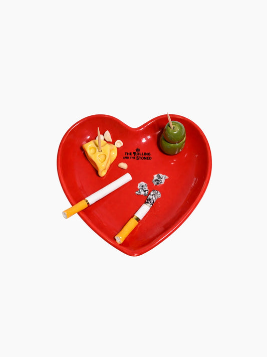 Cheese & Olive Heart Ashtray
