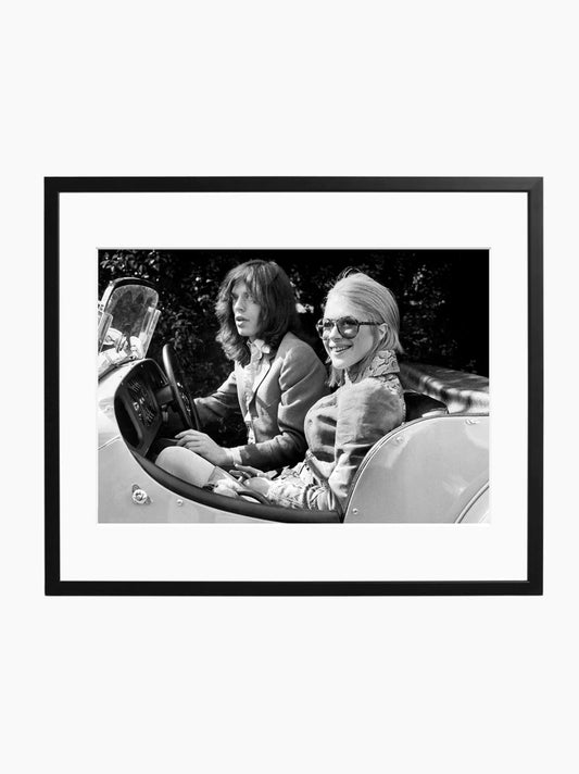 Mick Jagger and Marianne Faithfull Art Print