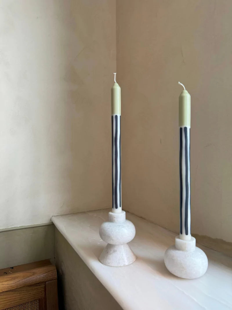 Gooseberry Dinner Candles Set of 2
