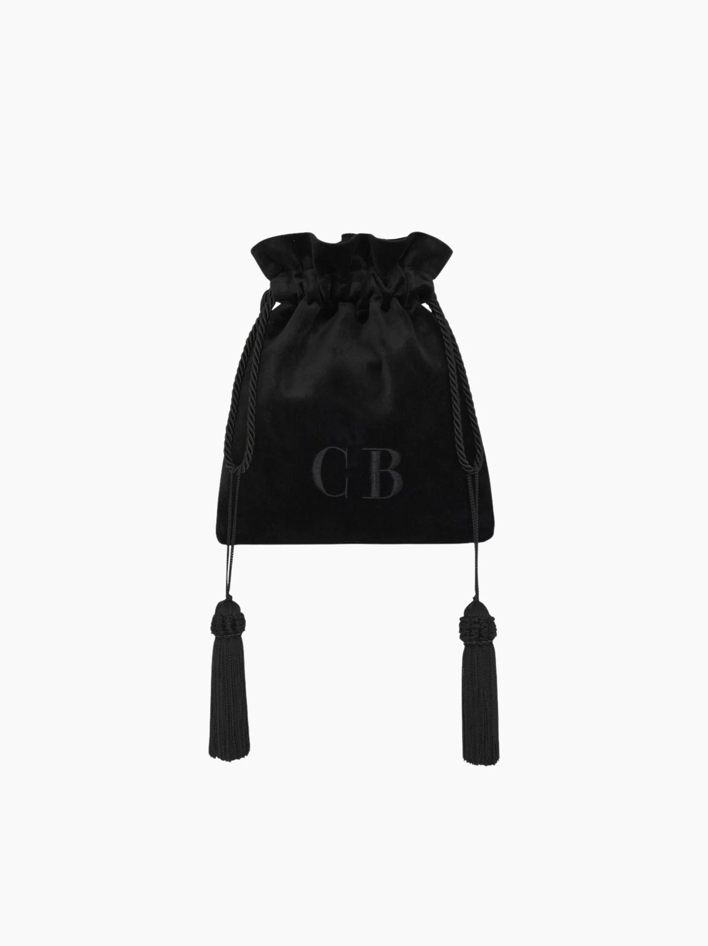 Black Velvet Pouch Bag