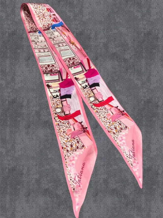 Bespoke Silk Ribbon Scarf
