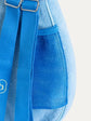 Blue Terrycloth Kids Tennis Racket Case